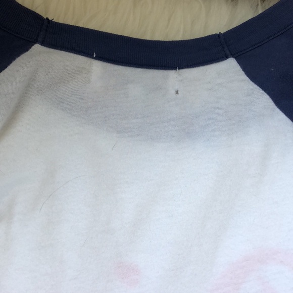 WILDFOX • Blue & White “DAISY” Baseball Tee - Picture 13 of 15